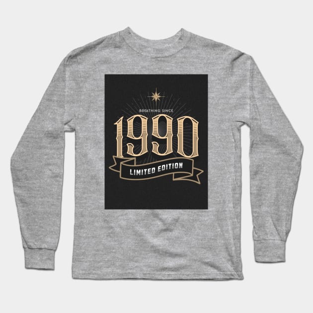 Birth Year 1990 Long Sleeve T-Shirt by TheSoldierOfFortune